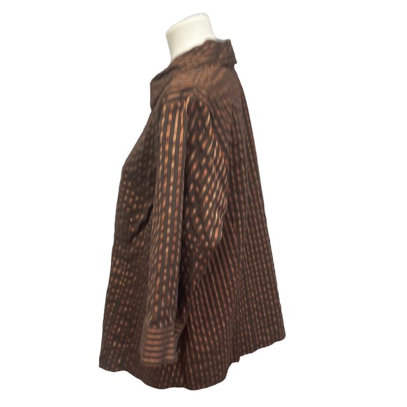 Lot of 2 Apt 9 Womens 1X 3/4 Sleeve PolyCotton Essential Button Down Shirts - Picture 9 of 11